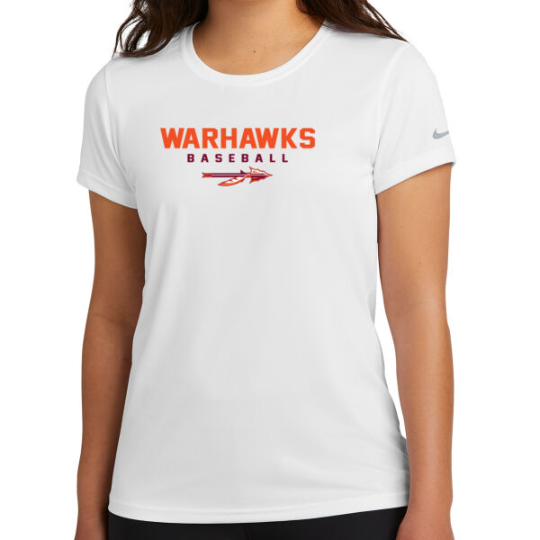 Warhawks Baseball Logo 1 - Women's Swoosh Sleeve rLegend Tee Thumbnail