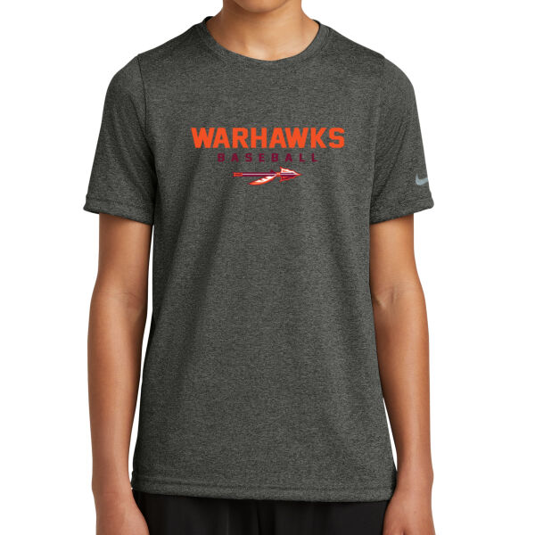 Warhawks Baseball Logo 1 - Youth Swoosh Sleeve rLegend Tee Thumbnail