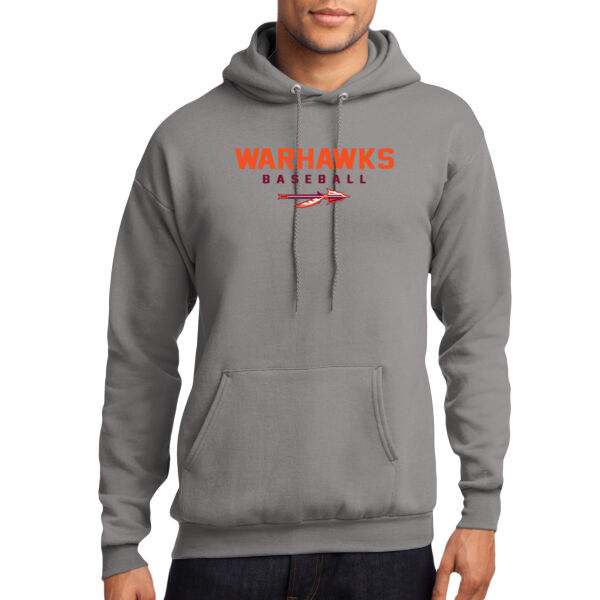 Warhawks Baseball Logo 1 - Core Fleece Pullover Hooded Sweatshirt Thumbnail