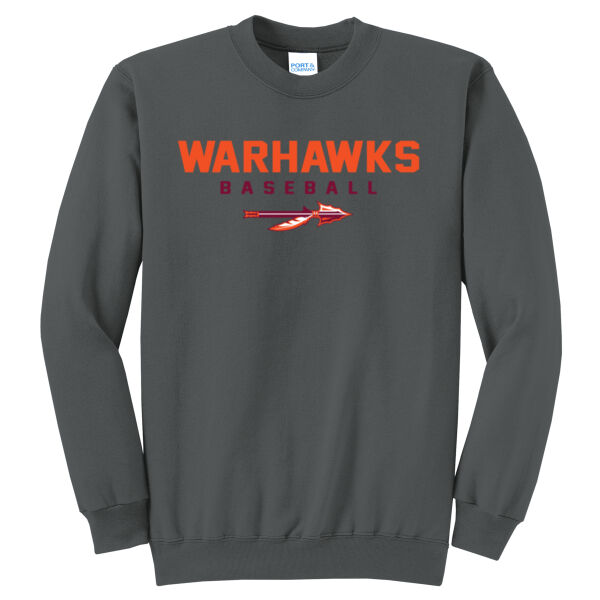 Warhawks Baseball Logo 1 - Core Fleece Crewneck Sweatshirt Thumbnail