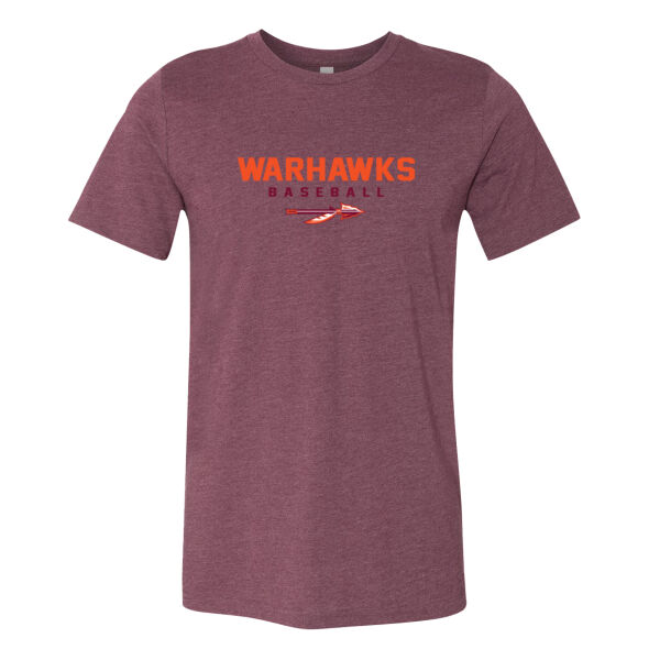 Warhawks Baseball Logo 1 - CVC Jersey Tee Thumbnail