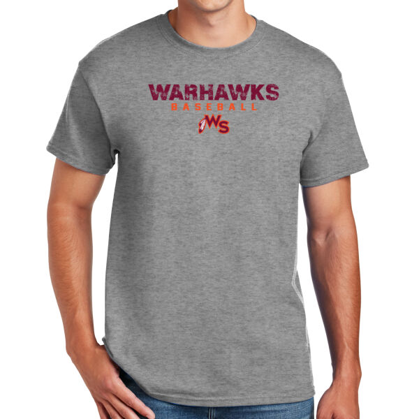 Warhawks Baseball Logo 2 - DryBlend ® 50 Cotton/50 Poly T Shirt Thumbnail