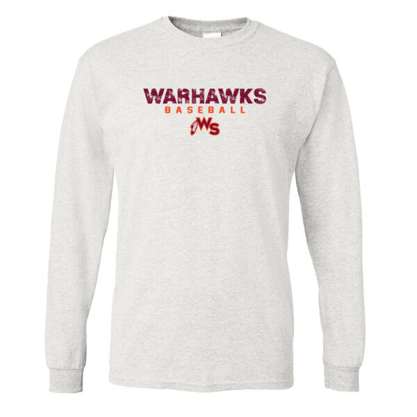 Warhawks Baseball Logo 2 - DryBlend® 50/50 Long Sleeve T-Shirt Thumbnail