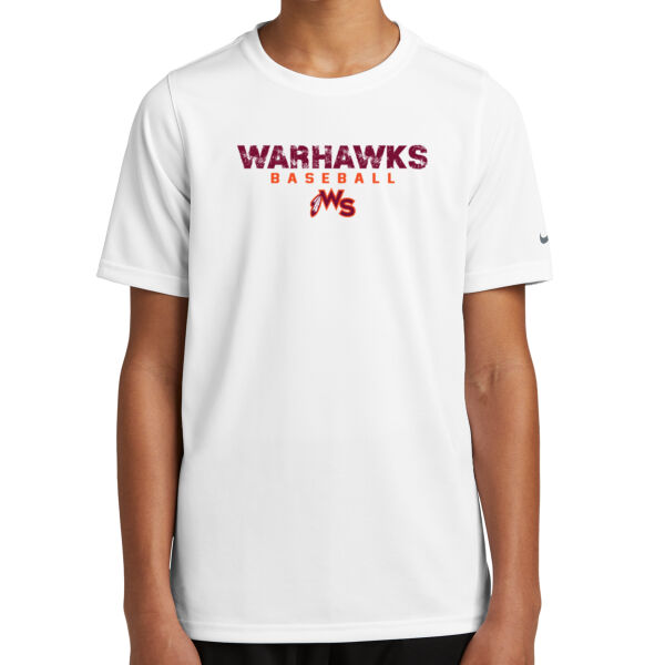 Warhawks Baseball Logo 2 - Youth Swoosh Sleeve rLegend Tee Thumbnail