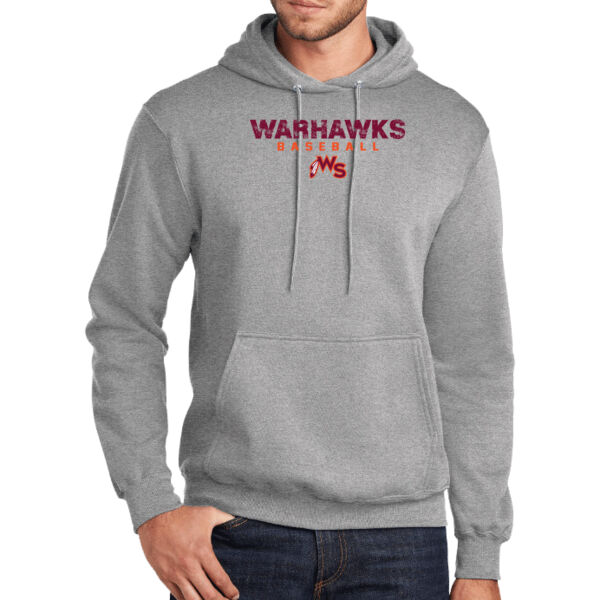 Warhawks Baseball Logo 2 - Tall Core Fleece Pullover Hooded Sweatshirt Thumbnail