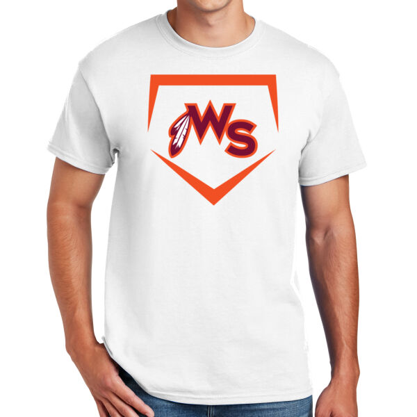 Warhawks Baseball Logo 3 - DryBlend ® 50 Cotton/50 Poly T Shirt Thumbnail