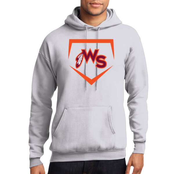 Warhawks Baseball Logo 3 - Core Fleece Pullover Hooded Sweatshirt Thumbnail