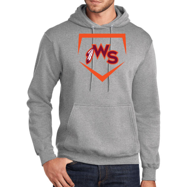 Warhawks Baseball Logo 3 - Tall Core Fleece Pullover Hooded Sweatshirt Thumbnail