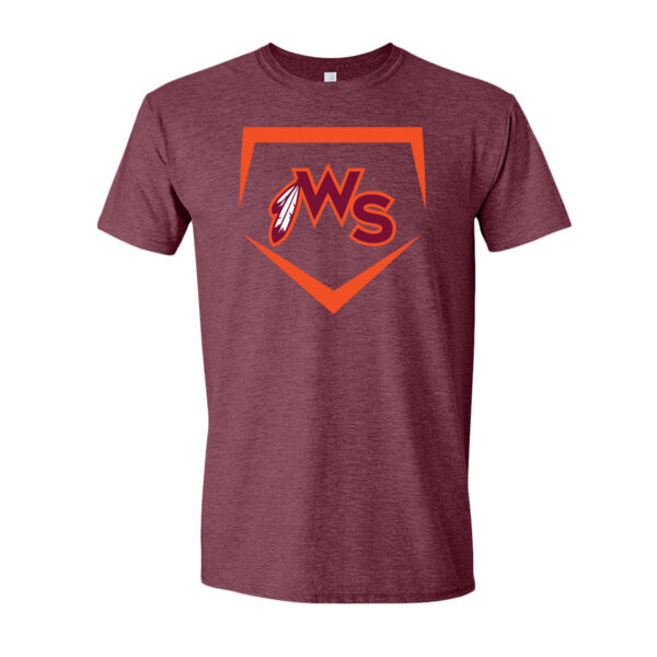 Warhawks Baseball Logo 3 - Softstyle® T-Shirt Thumbnail